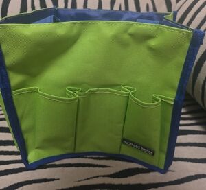 Buckhead Betties Green/Blue Multi-Pocket Organizer Caddy / Utilty Tote